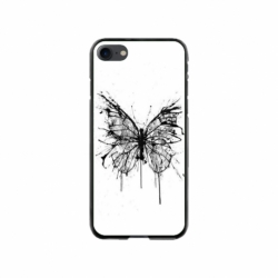 Husa personalizata tip carcasa HQPrint pentru Apple iPhone 7, model Butterfly 3, multicolor, S1D1M0030