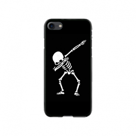 Husa personalizata tip carcasa HQPrint pentru Apple iPhone 7, model Dab Skeleton, multicolor, S1D1M0034