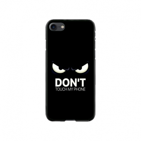 Husa personalizata tip carcasa HQPrint pentru Apple iPhone 7, model Dont touch my phone 1, multicolor, S1D1M0035