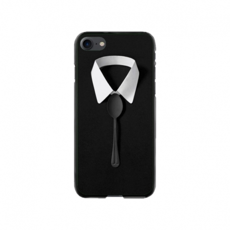 Husa personalizata tip carcasa HQPrint pentru Apple iPhone 7, model Mr Fancy, multicolor, S1D1M0036