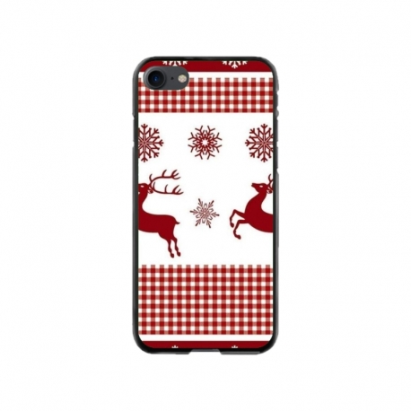 Husa personalizata tip carcasa HQPrint pentru Apple iPhone 7, model Reindeer 1, multicolor, S1D1M0051
