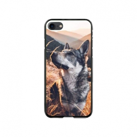Husa personalizata tip carcasa HQPrint pentru Apple iPhone 7, model Dog 1, multicolor, S1D1M0064