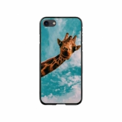 Husa personalizata tip carcasa HQPrint pentru Apple iPhone 7, model Giraffe 2, multicolor, S1D1M0096
