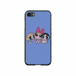 Husa personalizata tip carcasa HQPrint pentru Apple iPhone 7, model Powerpuff Girls, multicolor, S1D1M0135
