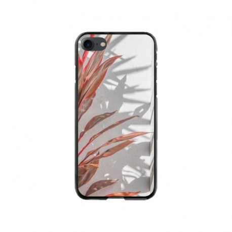 Husa personalizata tip carcasa HQPrint pentru Apple iPhone 7, model Leaf Design 4, multicolor, S1D1M0155