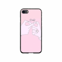 Husa personalizata tip carcasa HQPrint pentru Apple iPhone 7, model Infinity Togeter, multicolor, S1D1M0251
