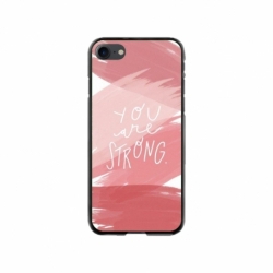 Husa personalizata tip carcasa HQPrint pentru Apple iPhone 7, model You are Strong, multicolor, S1D1M0275