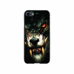 Husa personalizata tip carcasa HQPrint pentru Apple iPhone 7, model Wolf, multicolor, S1D1M0286