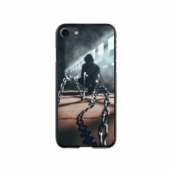 Husa personalizata tip carcasa HQPrint pentru Apple iPhone 7, model Chain Man, multicolor, S1D1M0296