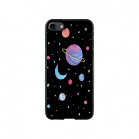 Husa personalizata tip carcasa HQPrint pentru Apple iPhone 7, model Colorful 6, multicolor, S1D1M0311