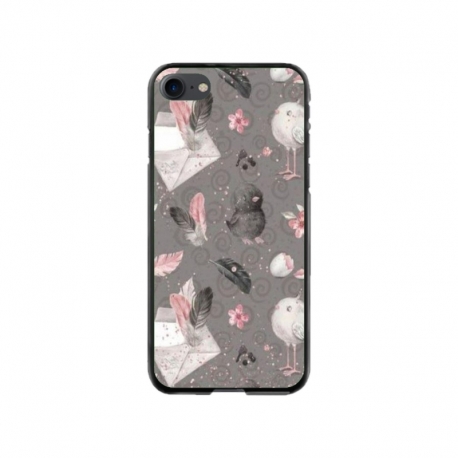 Husa personalizata tip carcasa HQPrint pentru Apple iPhone 7, model Abstract 1, multicolor, S1D1M0321