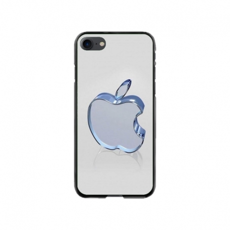 Husa personalizata tip carcasa HQPrint pentru Apple iPhone 7, model Apple Logo, multicolor, S1D1M0323