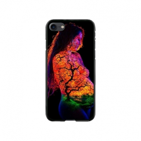 Husa personalizata tip carcasa HQPrint pentru Apple iPhone 7, model Colorful 7, multicolor, S1D1M0324