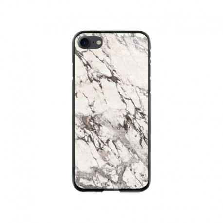 Husa personalizata tip carcasa HQPrint pentru Apple iPhone 7, model White Marble, multicolor, S1D1M0325