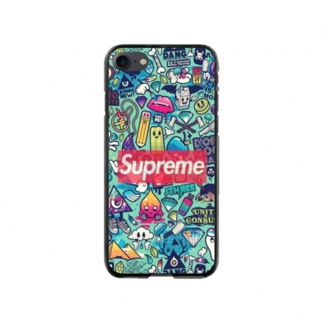 Husa personalizata tip carcasa HQPrint pentru Apple iPhone 7, model Supreme, multicolor, S1D1M0360