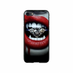 Husa personalizata tip carcasa HQPrint pentru Apple iPhone 7, model Diamond Vampire, multicolor, S1D1M0370