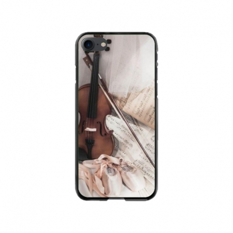Husa personalizata tip carcasa HQPrint pentru Apple iPhone 7, model Violon, multicolor, S1D1M0371