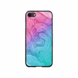 Husa personalizata tip carcasa HQPrint pentru Apple iPhone 7, model Colorful Mess, multicolor, S1D1M0374