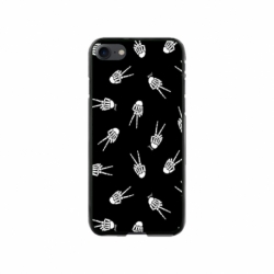 Husa personalizata tip carcasa HQPrint pentru Apple iPhone 7, model OK Skelly, multicolor, S1D1M0388