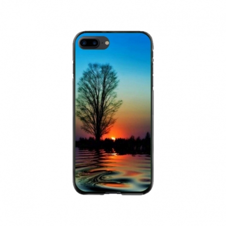 Husa personalizata tip carcasa HQPrint pentru Apple iPhone 8 Plus, model Apus, multicolor, S1D1M0006