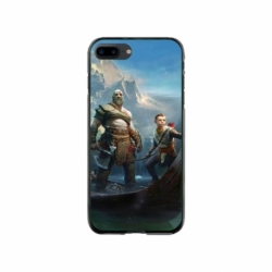 Husa personalizata tip carcasa HQPrint pentru Apple iPhone 8 Plus, model God of War 1, multicolor, S1D1M0008
