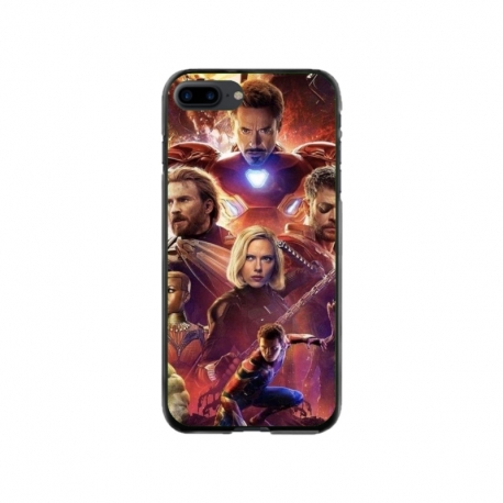 Husa personalizata tip carcasa HQPrint pentru Apple iPhone 8 Plus, model Avengers Inifinity War, multicolor, S1D1M0010