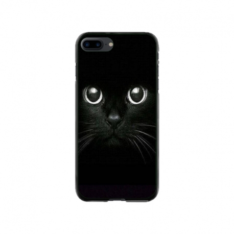 Husa personalizata tip carcasa HQPrint pentru Apple iPhone 8 Plus, model Black Cat 1, multicolor, S1D1M0015