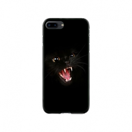 Husa personalizata tip carcasa HQPrint pentru Apple iPhone 8 Plus, model Black Cat 2, multicolor, S1D1M0016