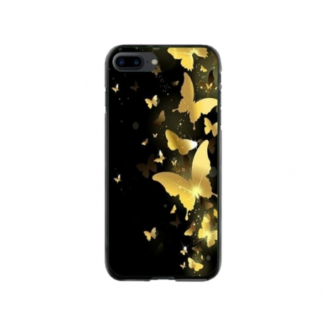 Husa personalizata tip carcasa HQPrint pentru Apple iPhone 8 Plus, model Butterfly 6, multicolor, S1D1M0045