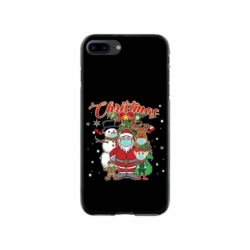 Husa personalizata tip carcasa HQPrint pentru Apple iPhone 8 Plus, model Covid Christmas, multicolor, S1D1M0054