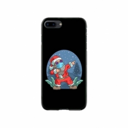 Husa personalizata tip carcasa HQPrint pentru Apple iPhone 8 Plus, model Covid Santa, multicolor, S1D1M0055