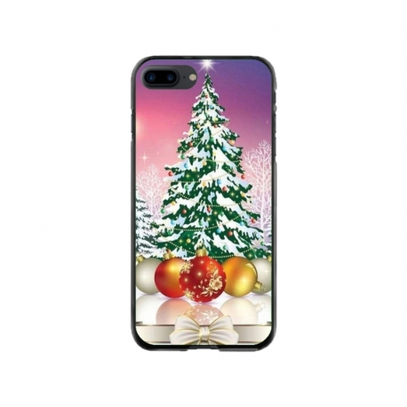 Husa personalizata tip carcasa HQPrint pentru Apple iPhone 8 Plus, model Christmas Tree 1, multicolor, S1D1M0057