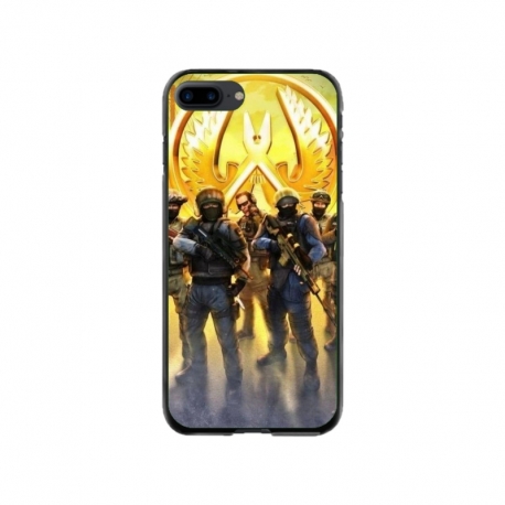 Husa personalizata tip carcasa HQPrint pentru Apple iPhone 8 Plus, model Counter Strike, multicolor, S1D1M0062