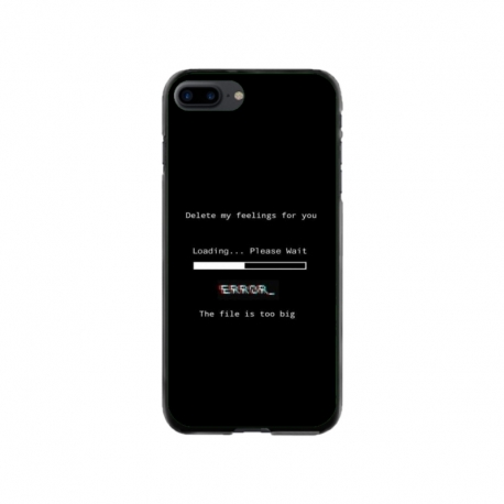 Husa personalizata tip carcasa HQPrint pentru Apple iPhone 8 Plus, model Delete Feelings, multicolor, S1D1M0069
