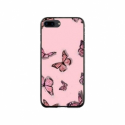 Husa personalizata tip carcasa HQPrint pentru Apple iPhone 8 Plus, model Butterfly 7, multicolor, S1D1M0076