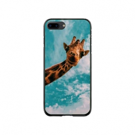 Husa personalizata tip carcasa HQPrint pentru Apple iPhone 8 Plus, model Giraffe 2, multicolor, S1D1M0096