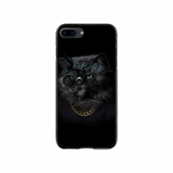 Husa personalizata tip carcasa HQPrint pentru Apple iPhone 8 Plus, model Black Cat 4, multicolor, S1D1M0097