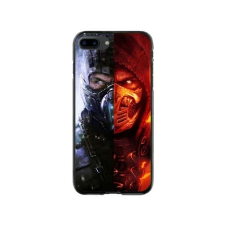 Husa personalizata tip carcasa HQPrint pentru Apple iPhone 8 Plus, model Mortal Kombat, multicolor, S1D1M0130