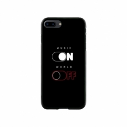 Husa personalizata tip carcasa HQPrint pentru Apple iPhone 8 Plus, model Phone On World Off, multicolor, S1D1M0131