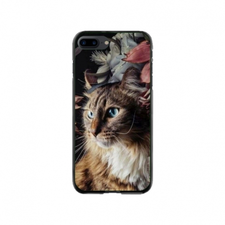 Husa personalizata tip carcasa HQPrint pentru Apple iPhone 8 Plus, model Cat 1, multicolor, S1D1M0143