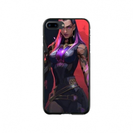 Husa personalizata tip carcasa HQPrint pentru Apple iPhone 8 Plus, model Valorant, multicolor, S1D1M0157