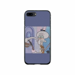 Husa personalizata tip carcasa HQPrint pentru Apple iPhone 8 Plus, model Squidward 1, multicolor, S1D1M0161