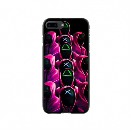 Husa personalizata tip carcasa HQPrint pentru Apple iPhone 8 Plus, model Squid Game 8, multicolor, S1D1M0180
