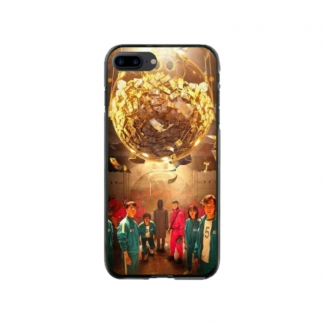 Husa personalizata tip carcasa HQPrint pentru Apple iPhone 8 Plus, model Squid Game 11, multicolor, S1D1M0183