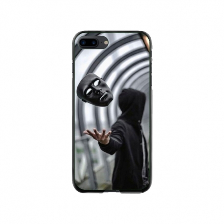 Husa personalizata tip carcasa HQPrint pentru Apple iPhone 8 Plus, model Mask, multicolor, S1D1M0199