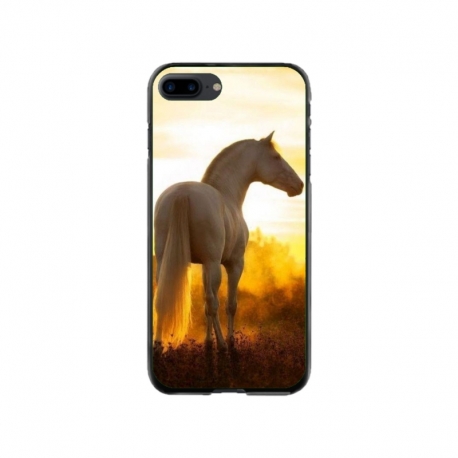 Husa personalizata tip carcasa HQPrint pentru Apple iPhone 8 Plus, model Horse 2, multicolor, S1D1M0218