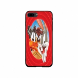 Husa personalizata tip carcasa HQPrint pentru Apple iPhone 8 Plus, model Looney Tunes 2, multicolor, S1D1M0227