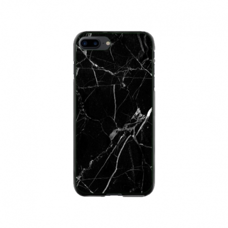 Husa personalizata tip carcasa HQPrint pentru Apple iPhone 8 Plus, model Black Marble, multicolor, S1D1M0229