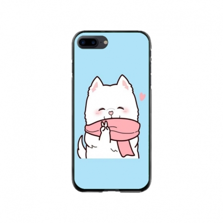Husa personalizata tip carcasa HQPrint pentru Apple iPhone 8 Plus, model Cute Puppy, multicolor, S1D1M0232