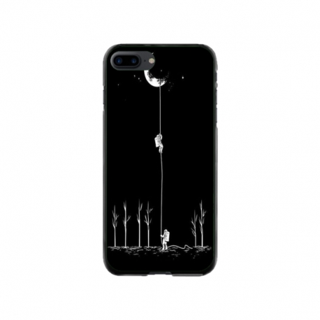 Husa personalizata tip carcasa HQPrint pentru Apple iPhone 8 Plus, model Climbing to the Moon, multicolor, S1D1M0233